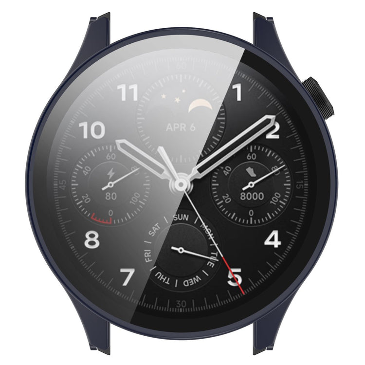 Xiaomi Watch S1 Pro Plastik og Hærdet Glas Skærmbeskytter - Blå#serie_3