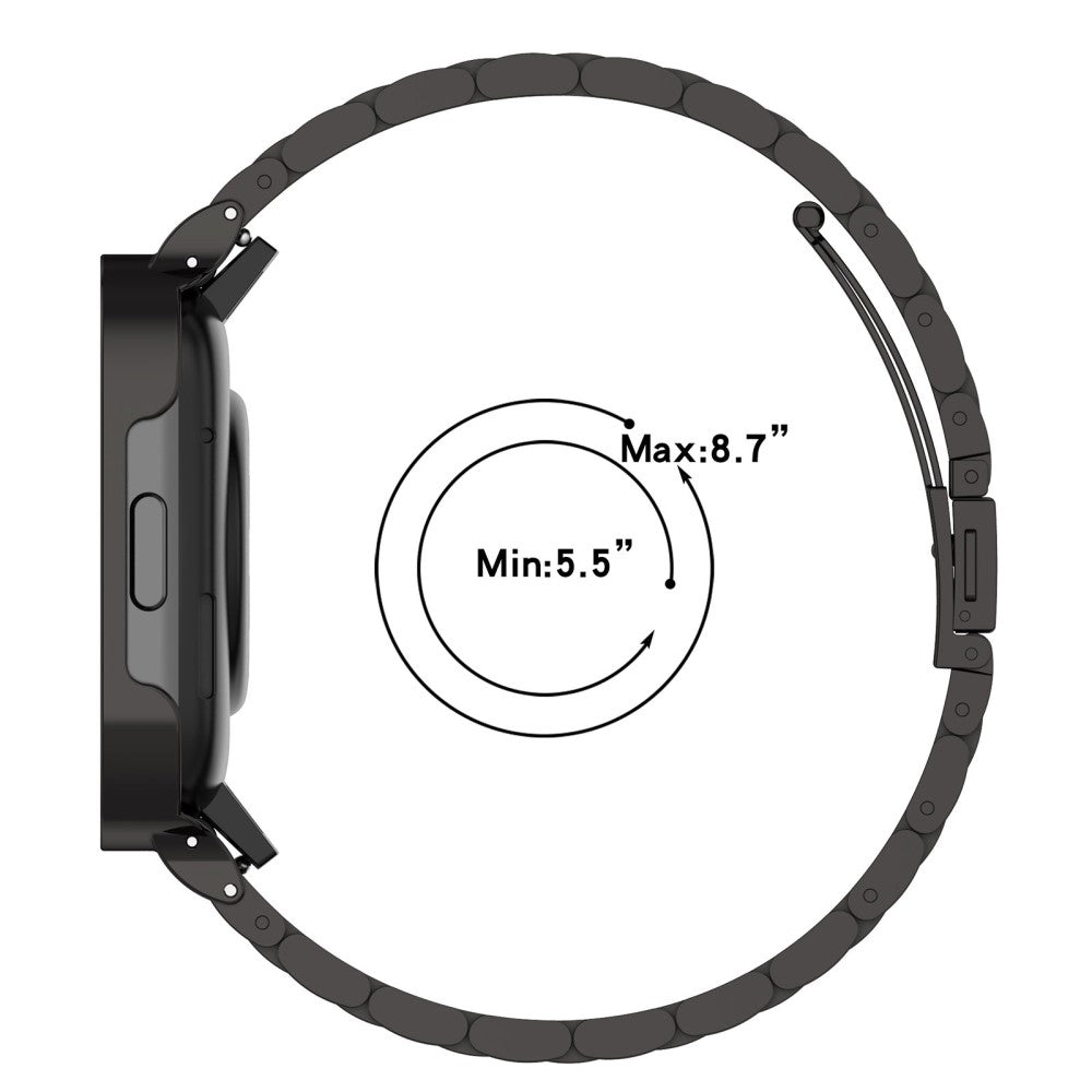 Metal Universal Rem passer til Xiaomi Redmi Watch 3 / Xiaomi Mi Watch Lite 3 - Pink#serie_2