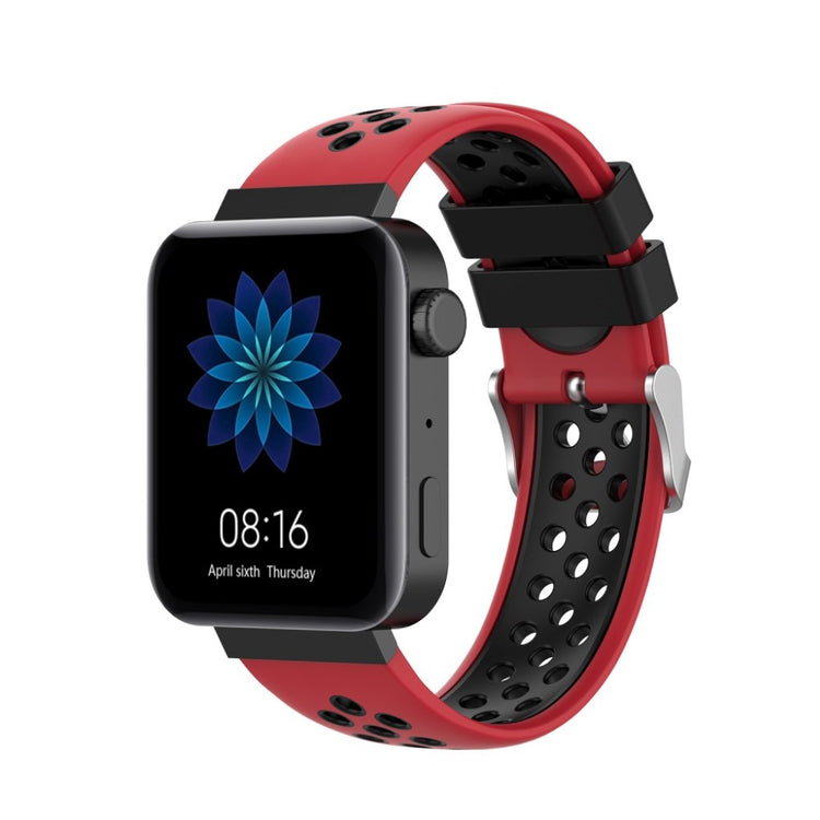 Meget hårdfør Xiaomi Mi Watch Silikone Rem - Rød#serie_7