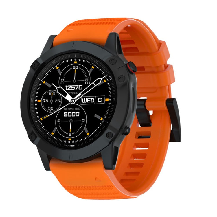 Stilren Universal Garmin Silikone Rem - Orange#serie_5