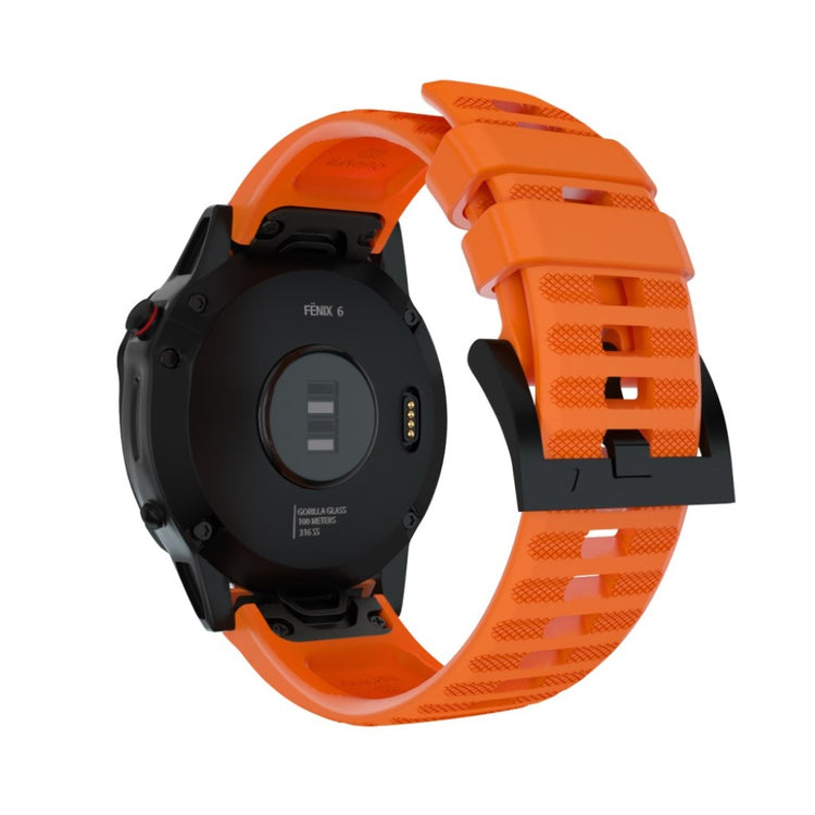 Stilren Universal Garmin Silikone Rem - Orange#serie_5