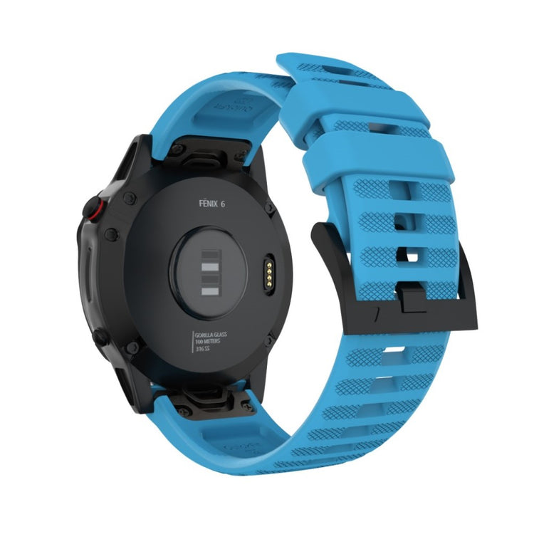 Stilren Universal Garmin Silikone Rem - Blå#serie_8