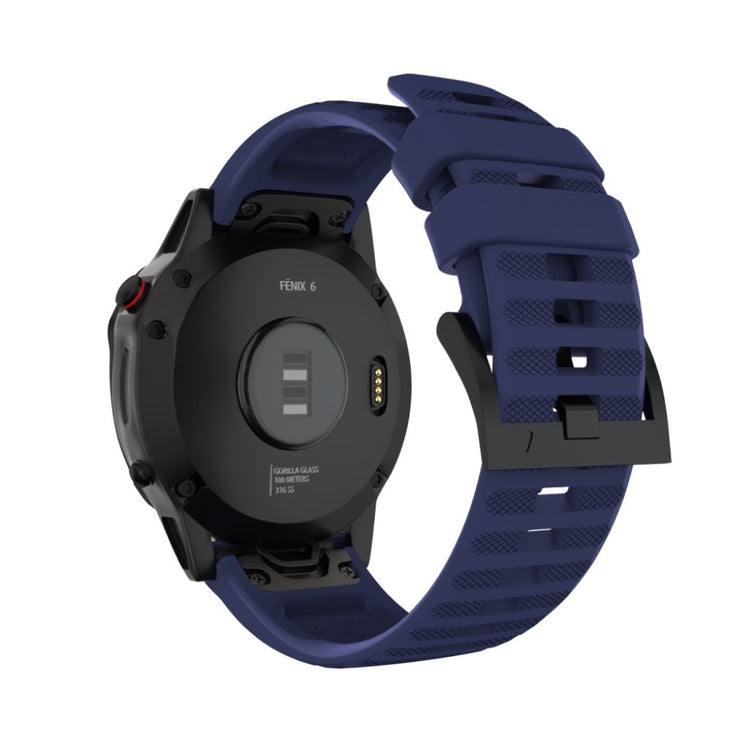 Stilren Universal Garmin Silikone Rem - Blå#serie_9