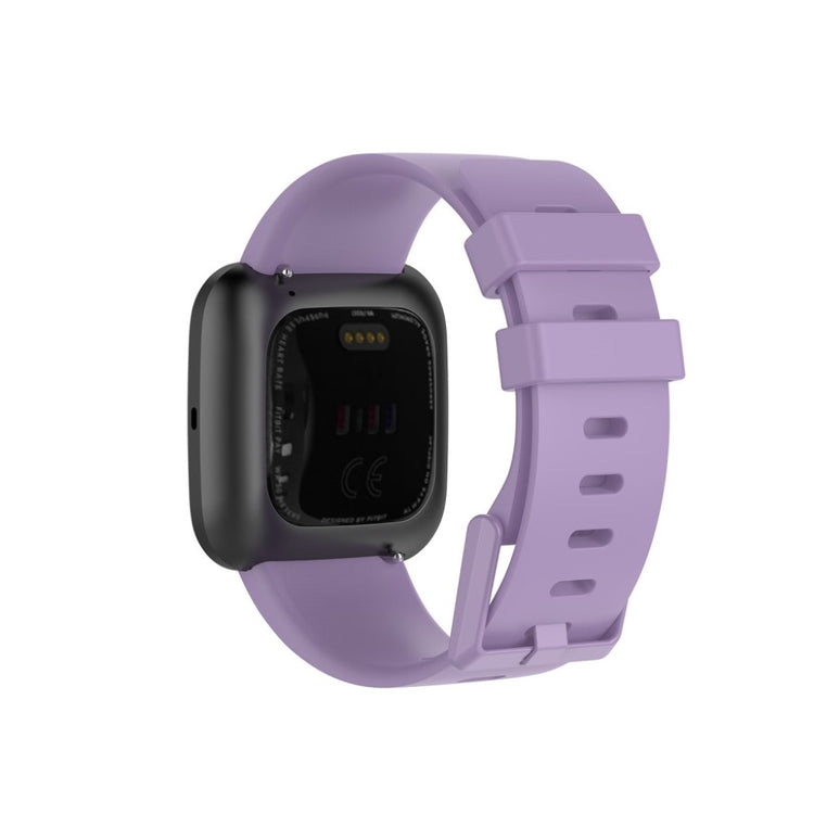 Stilfuld Fitbit Versa 2 / Fitbit Versa Lite Silikone Rem - Størrelse: L - Lilla#serie_12