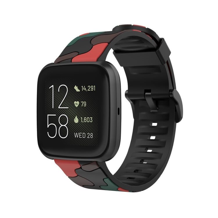 Fantastisk Fitbit Versa 2 / Fitbit Versa Lite Silikone Rem - Rød#serie_4