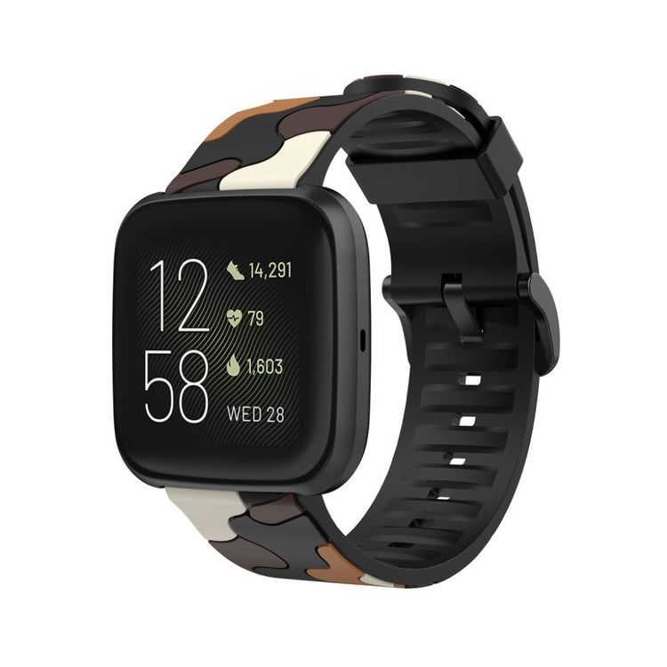 Fantastisk Fitbit Versa 2 / Fitbit Versa Lite Silikone Rem - Brun#serie_5