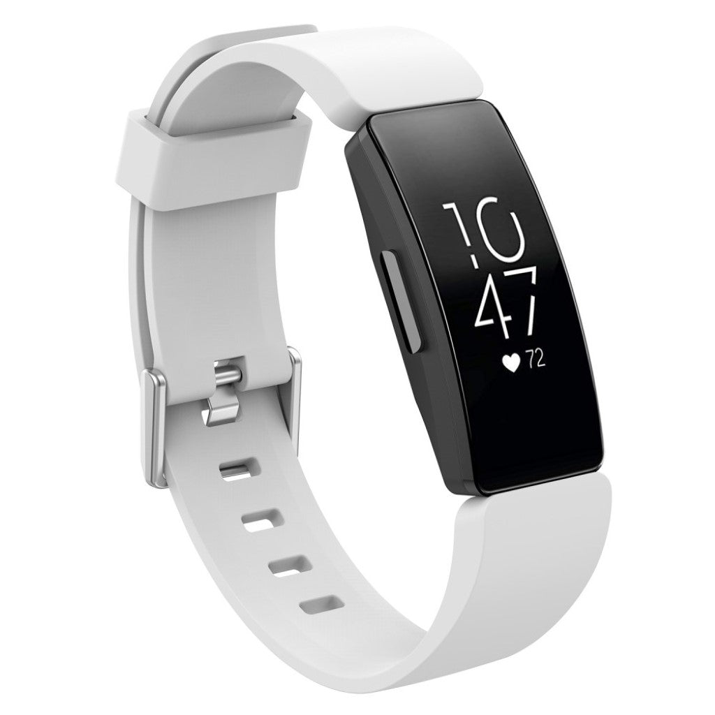 Fortrinligt Fitbit Inspire Silikone Rem - Hvid#serie_2