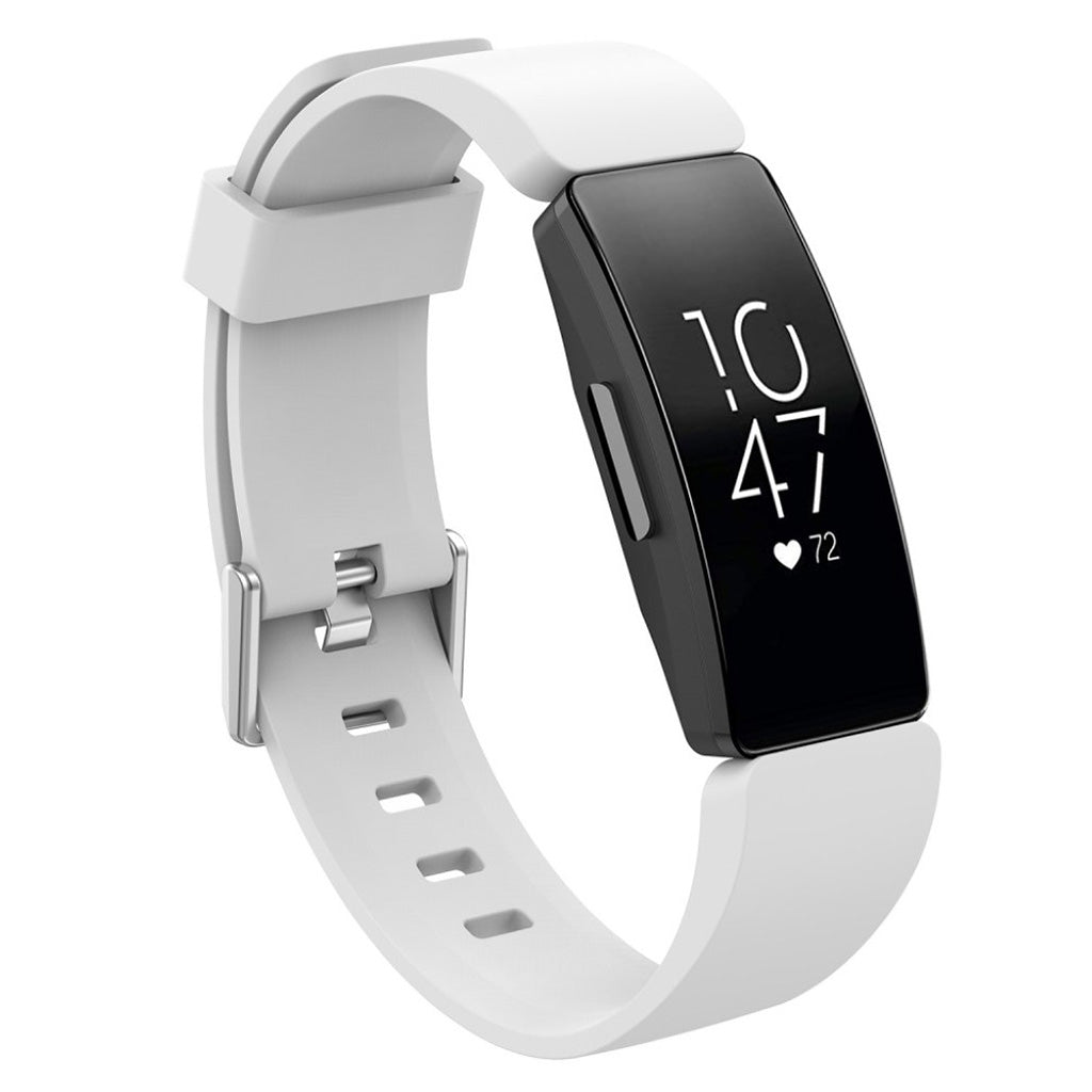 Fortrinligt Fitbit Inspire Silikone Rem - Hvid#serie_2