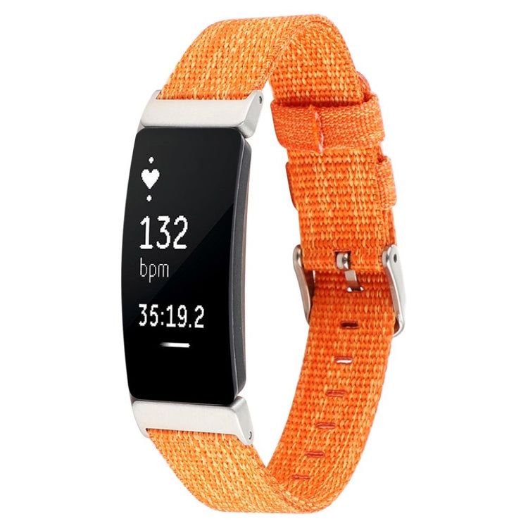 Super fantastisk Fitbit Inspire Nylon Rem - Orange#serie_5