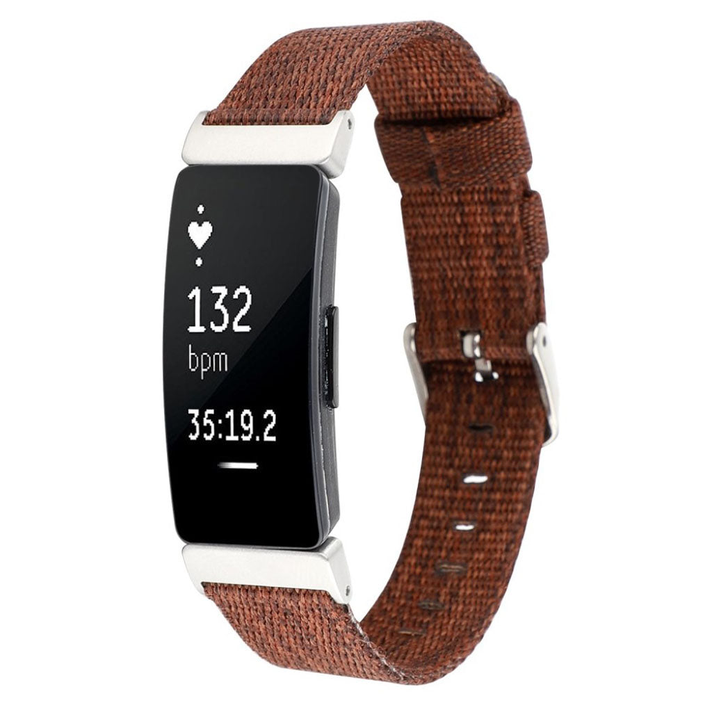 Super fantastisk Fitbit Inspire Nylon Rem - Brun#serie_9