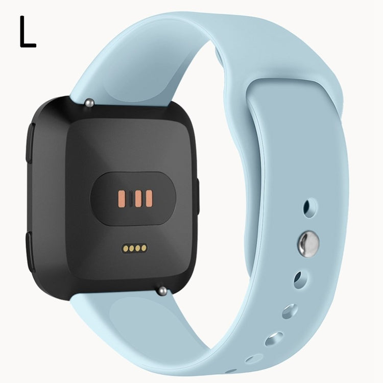 Helt vildt sejt Fitbit Versa Lite Silikone Rem - Blå#serie_10