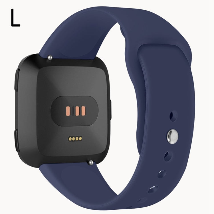 Helt vildt sejt Fitbit Versa Lite Silikone Rem - Blå#serie_13