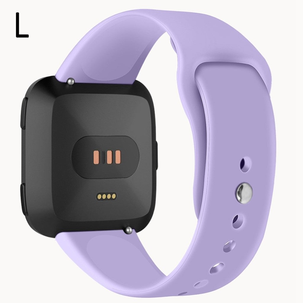 Helt vildt sejt Fitbit Versa Lite Silikone Rem - Blå#serie_14