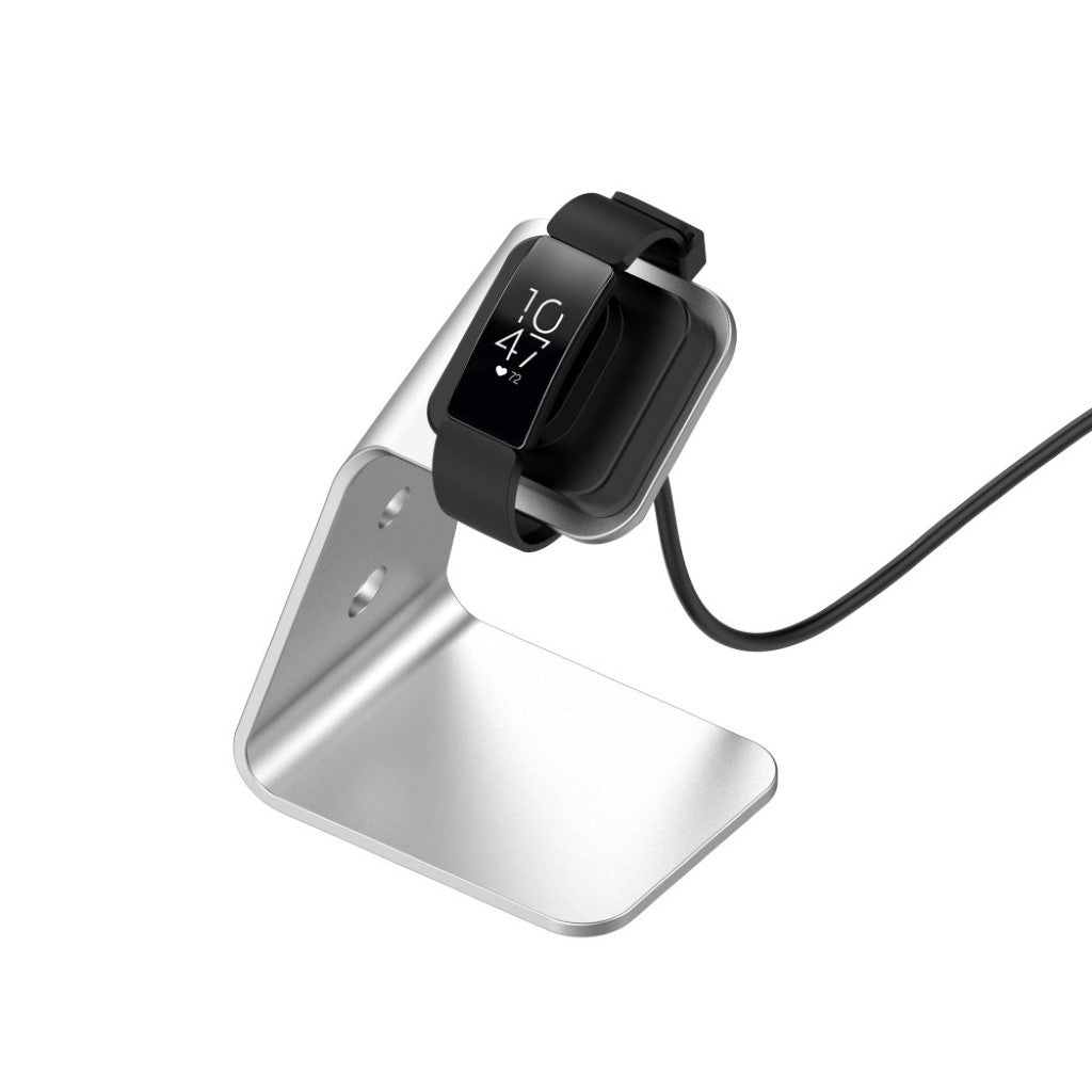Metal Fitbit Ace 2 / Fitbit Inspire Ladestation - Sølv#serie_1