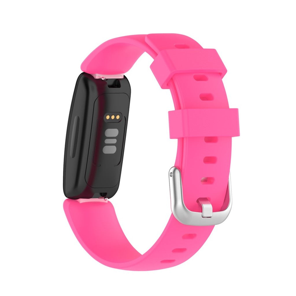 Mega pænt Fitbit Inspire 2 Silikone Rem - Størrelse: L - Pink#serie_3