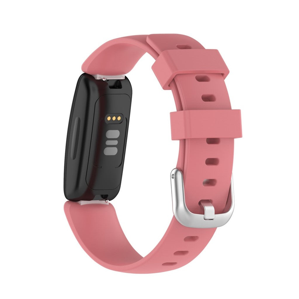 Mega pænt Fitbit Inspire 2 Silikone Rem - Størrelse: L - Rød#serie_4