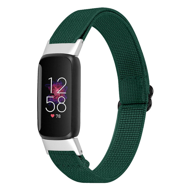 Helt vildt flot Fitbit Luxe Nylon Rem - Grøn#serie_1