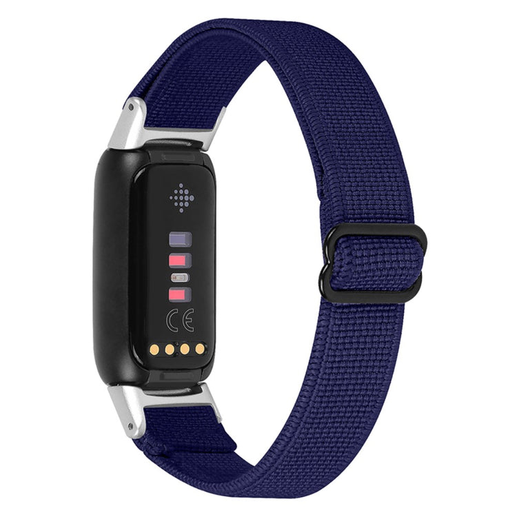Super godt Fitbit Luxe Nylon Rem - Blå#serie_7