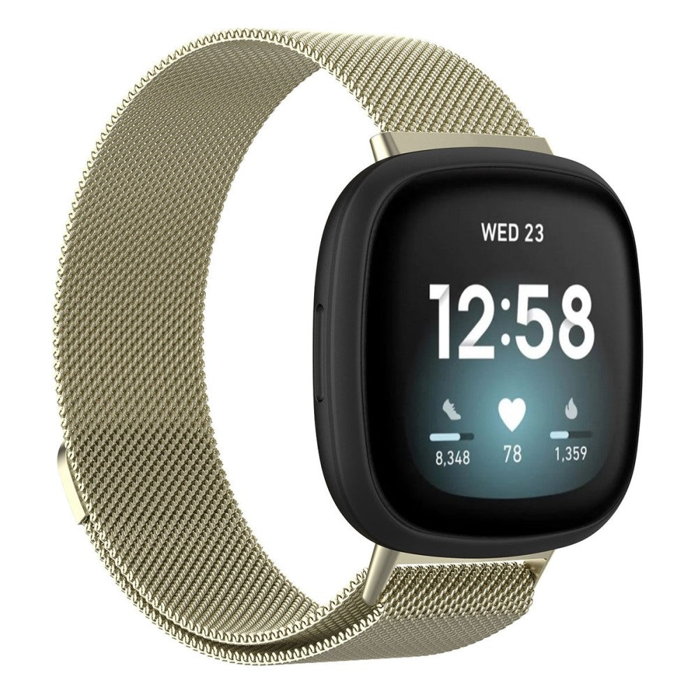 Smuk Universal Fitbit Metal Rem - Størrelse: L - Guld#serie_1