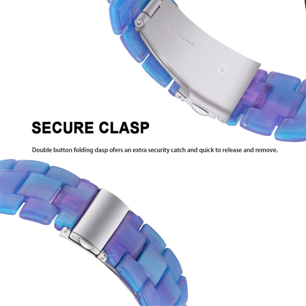 Mega pænt Fitbit Sense 2 / Fitbit Versa 4  Rem - Blå#serie_15