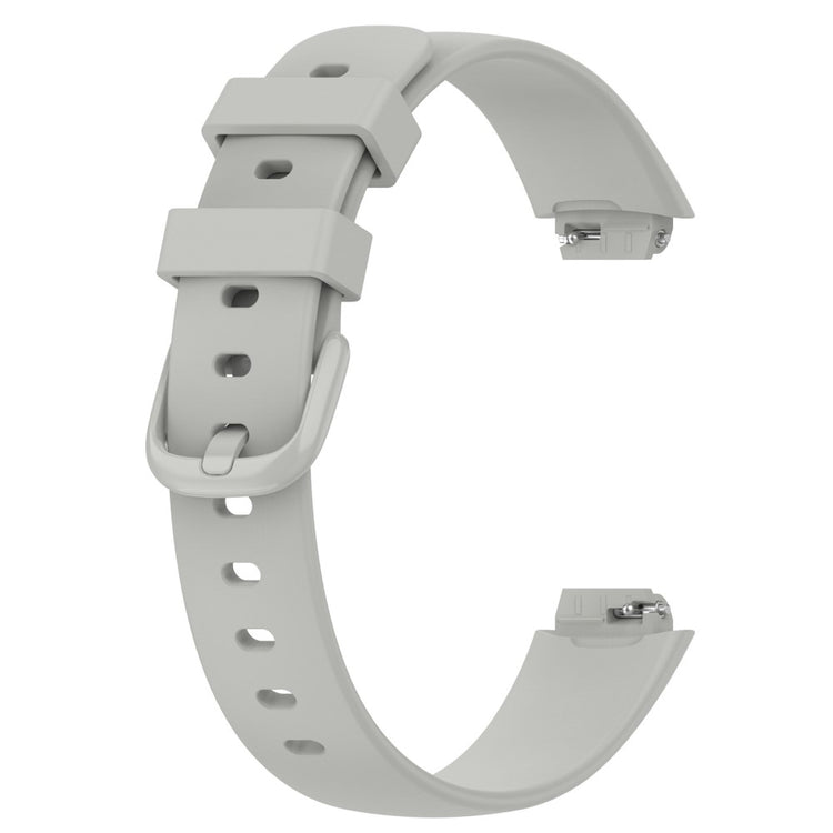 Meget kønt Fitbit Inspire 3 Silikone Rem - Størrelse: S - Sølv#serie_10