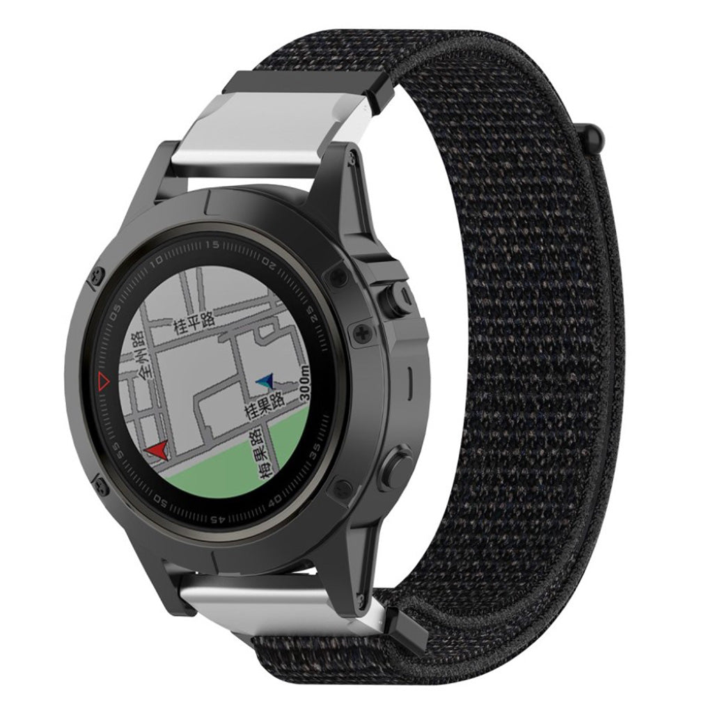 Nydelig Universal Garmin Nylon Rem - Sort#serie_1
