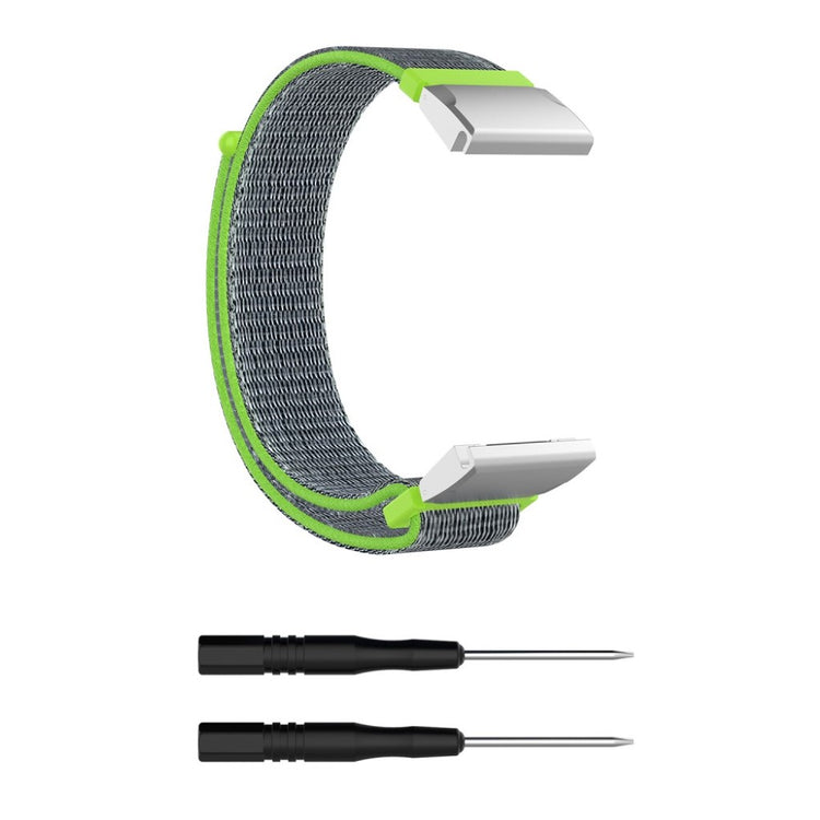 Nydelig Universal Garmin Nylon Rem - Sølv#serie_6