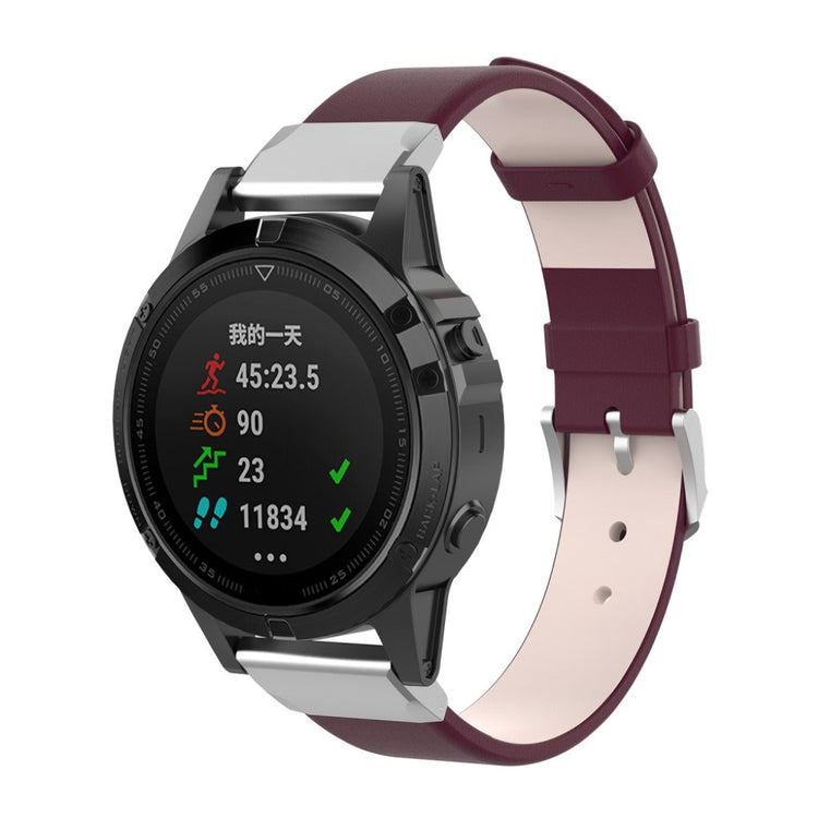 Super flot Universal Garmin Kunstlæder Rem - Rød#serie_5