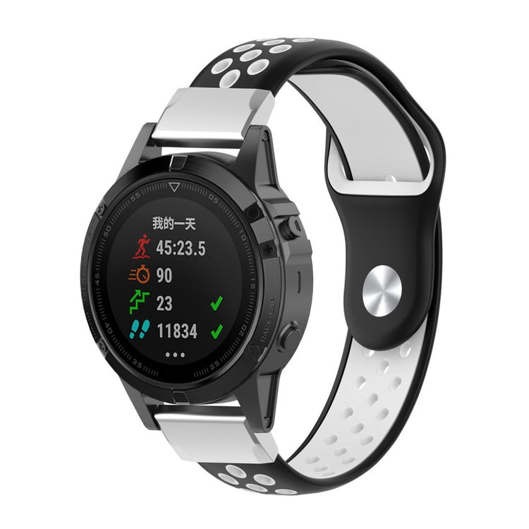 Vildt fantastisk Universal Garmin Silikone Rem - Sort#serie_1