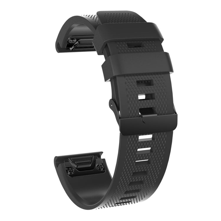 Vildt hårdfør Universal Garmin Silikone Rem - Sort#serie_4