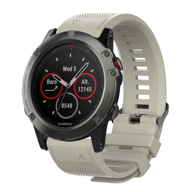 Vildt hårdfør Universal Garmin Silikone Rem - Sølv#serie_6