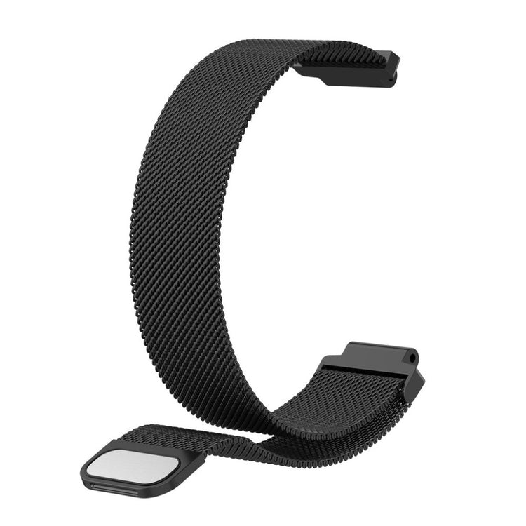 Meget smuk Universal Garmin Metal Rem - Sort#serie_2