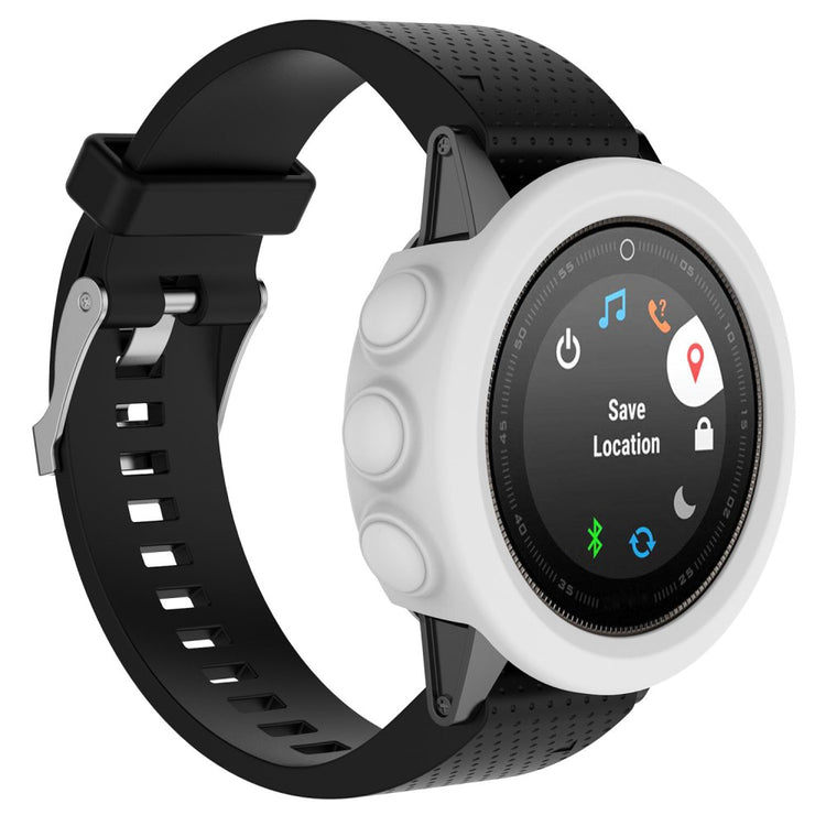 Garmin Fenix 5S / Garmin Fenix 5S Plus  Silikone Bumper  - Hvid#serie_3