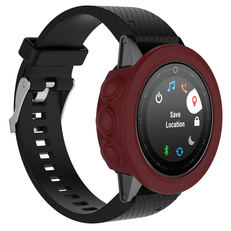 Garmin Fenix 5S / Garmin Fenix 5S Plus  Silikone Bumper  - Rød#serie_4