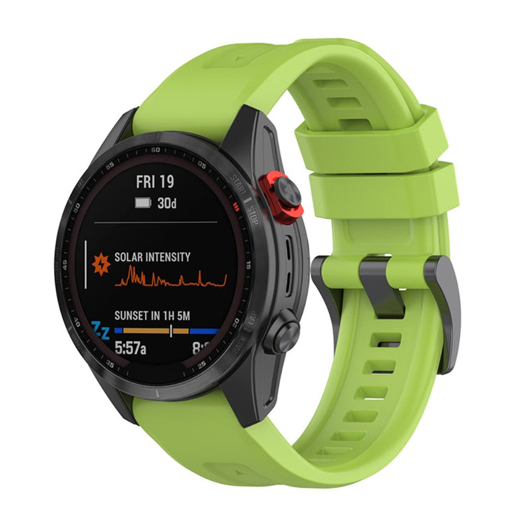 Helt vildt godt Universal Garmin Silikone Rem - Grøn#serie_10