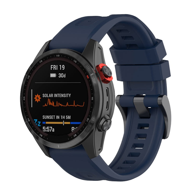 Helt vildt godt Universal Garmin Silikone Rem - Blå#serie_12