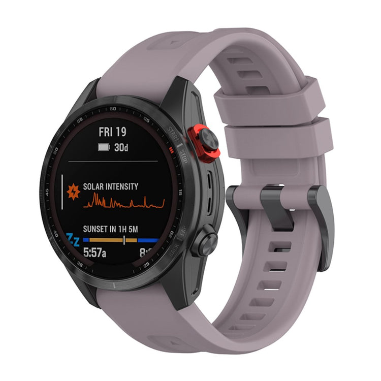 Helt vildt godt Universal Garmin Silikone Rem - Lilla#serie_9