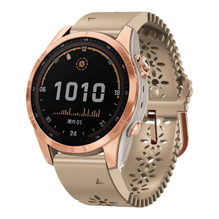 Fantastisk Universal Garmin Silikone Rem - Brun#serie_7