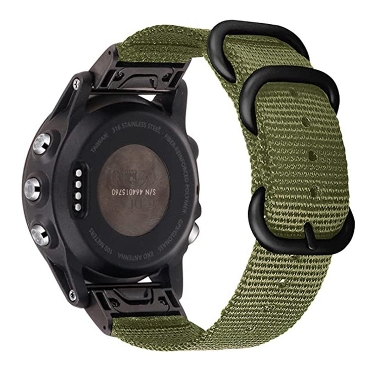 Rigtigt holdbart Universal Garmin Stof Urrem - Grøn#serie_1