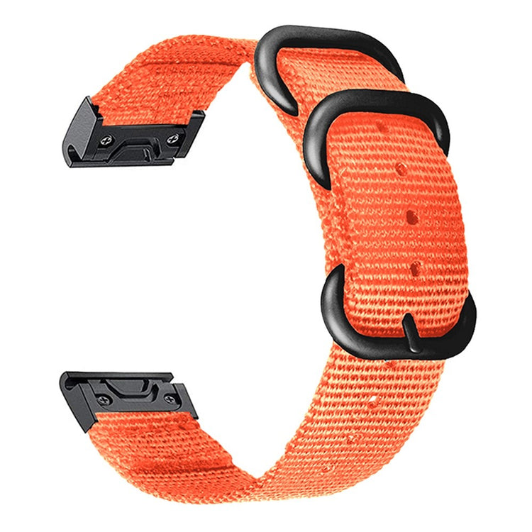 Vildt sejt Universal Garmin Nylon Rem - Orange#serie_2