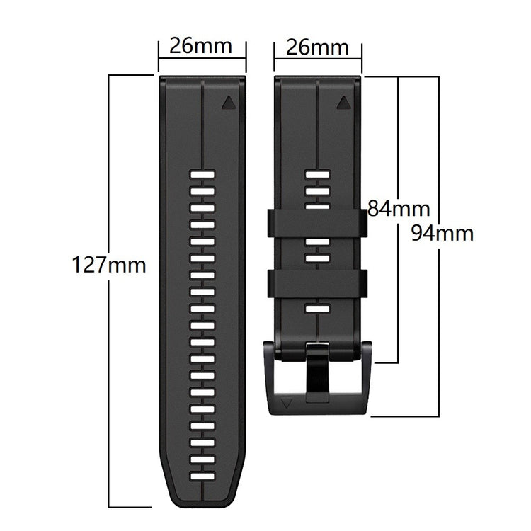 Fremragende Universal Silikone Urrem - Rød#serie_5