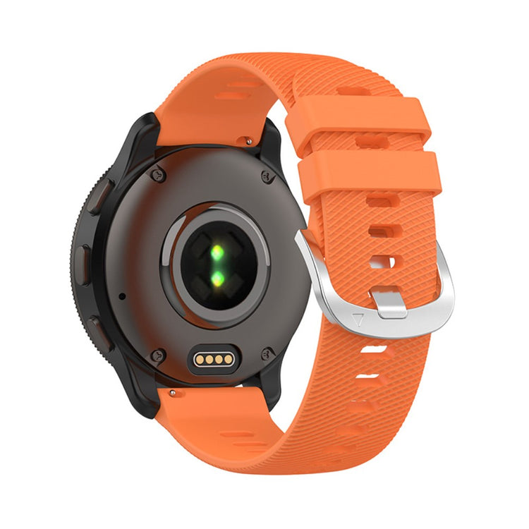 Meget slidstærk Universal Garmin Silikone Rem - Orange#serie_12