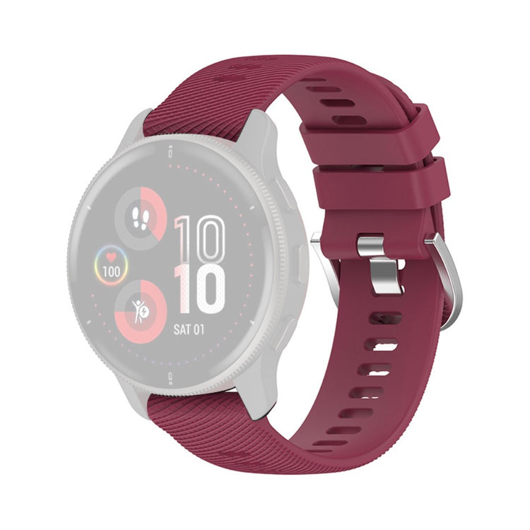 Meget slidstærk Universal Garmin Silikone Rem - Rød#serie_9