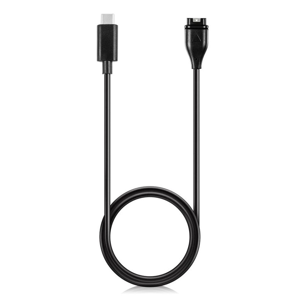 1m Universal Garmin    USB Opladningskabel - Sort#serie_5