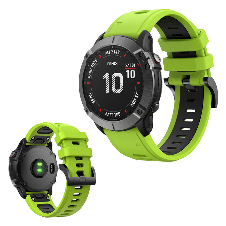 Fint Universal Garmin Silikone Rem - Grøn#serie_10