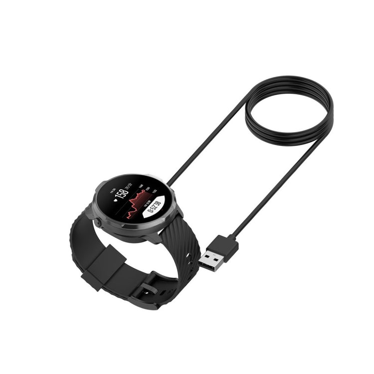 Plastik Suunto 7 USB Opladningskabel - Sort#serie_1