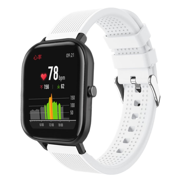 Super cool Amazfit Bip Lite Silikone Rem - Hvid#serie_2