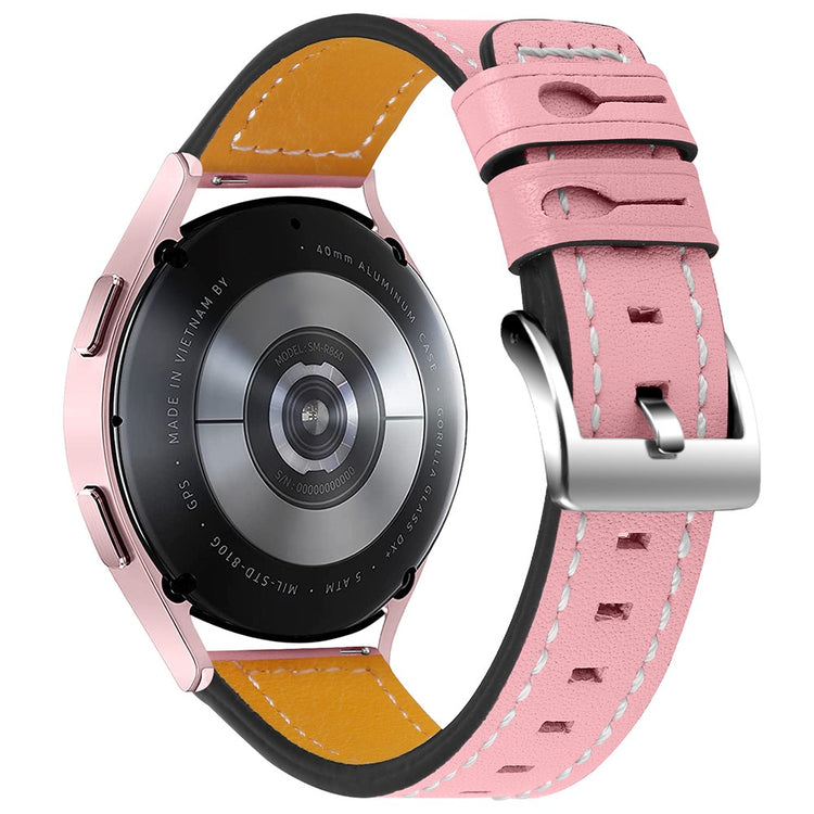Rigtigt fantastisk Universal Amazfit Ægte læder Rem - Pink#serie_3