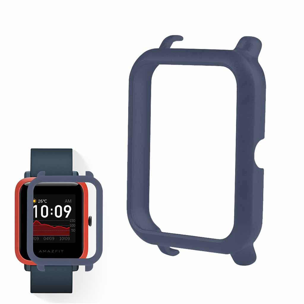Universal Amazfit Mat Plastik Bumper  - Blå#serie_5