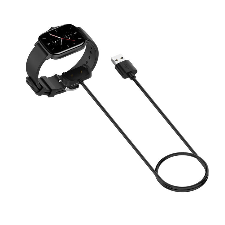 Plastik Universal Amazfit USB Opladningskabel - Sort#serie_1